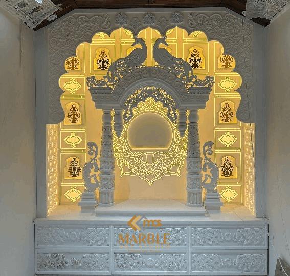 Corian Mandir With High End Design - Image 2