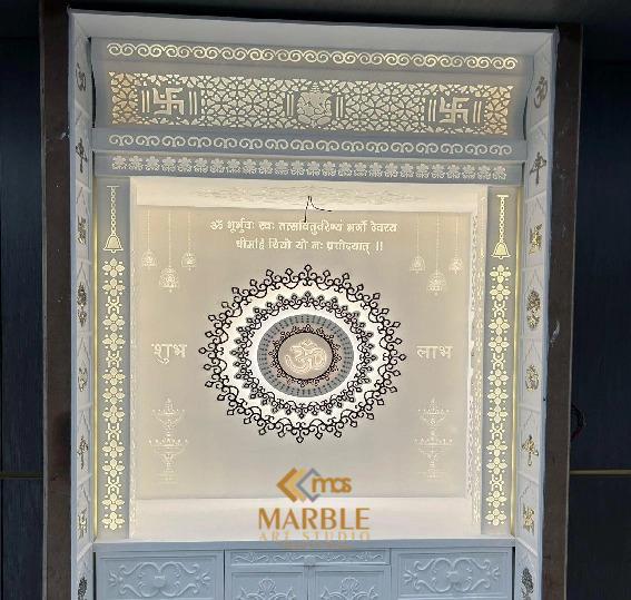 Corian Mandir With High End Design - Image 6