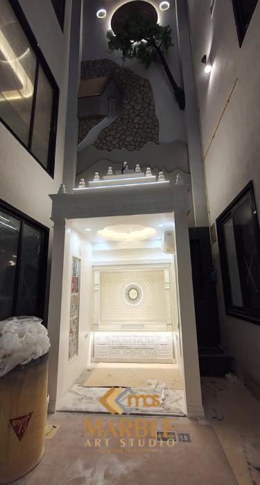 Elegant Corian Mandir in Spain to Bring Serenity & Bliss