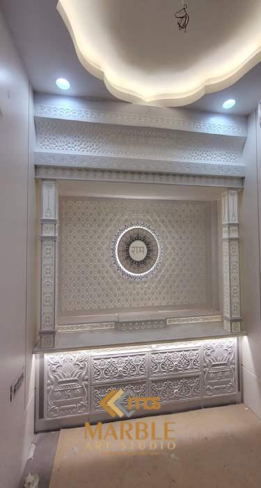 Elegant Corian Mandir in Spain to Bring Serenity & Bliss